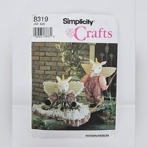 Simplicity Crafts 8319 - Boy and Girl Unicorn Dolls - Uncut